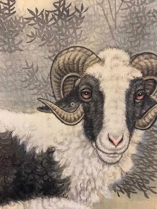 刘奎龄 近现代 羊 绢本设色 立轴