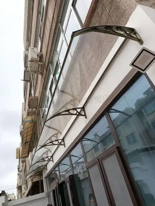 官方旗舰阳台挡雨板铝合金雨棚户外屋檐家用无声雨篷遮雨棚窗户遮阳防