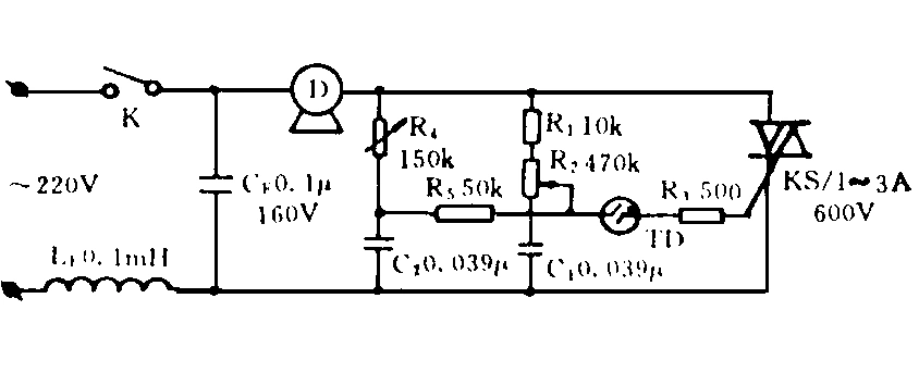 小型单相交流电机简易调速器