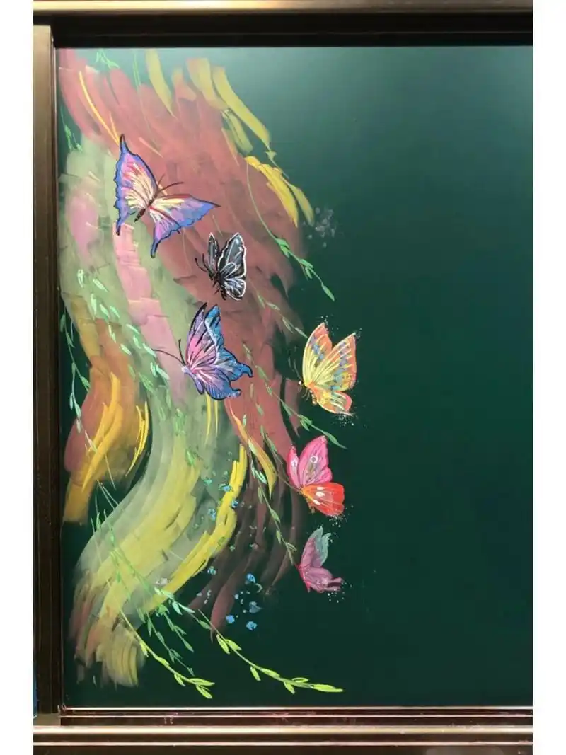 粉笔画一黑板报边框 (附教程)