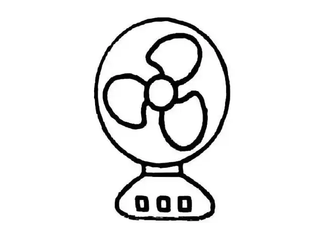 画法简笔画电风扇电风扇儿童画怎么画电风扇简笔画顺序电风扇简笔画