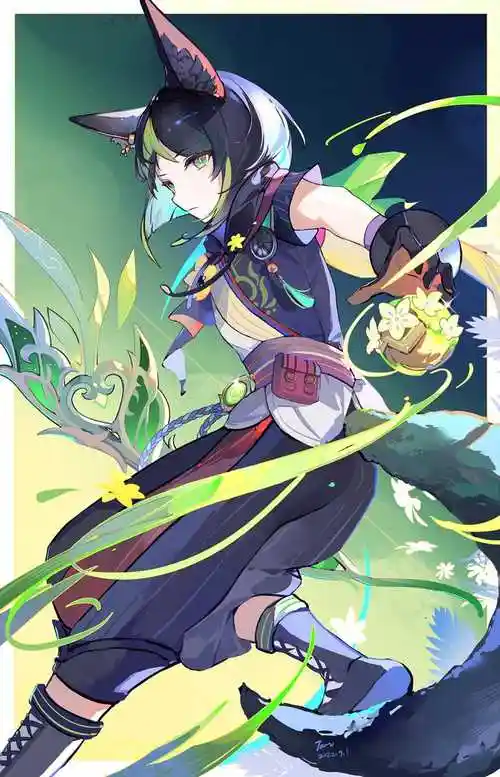 原神提纳里pixiv插画图片