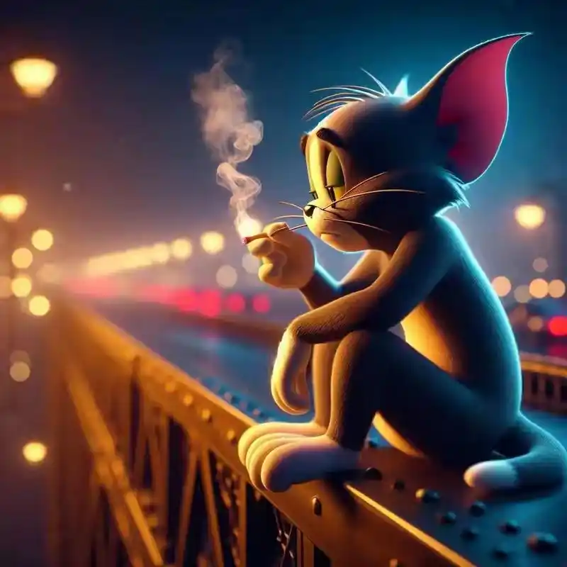 "汤姆,风会让烟会燃得更快,希望愁也是"