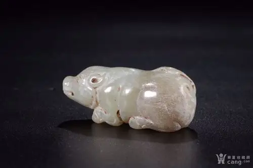 旧藏 高 古玉猪