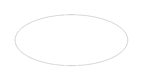 如果你事先已经确定自己所需要的椭圆大小,那么就在画布中中单击鼠标