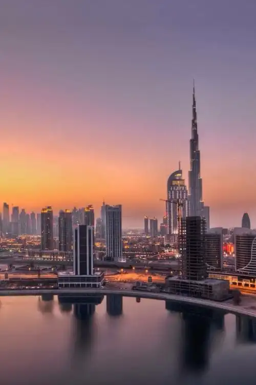dubai sunset「迪拜落日」