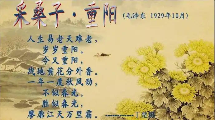 采桑子·重阳的注释译文