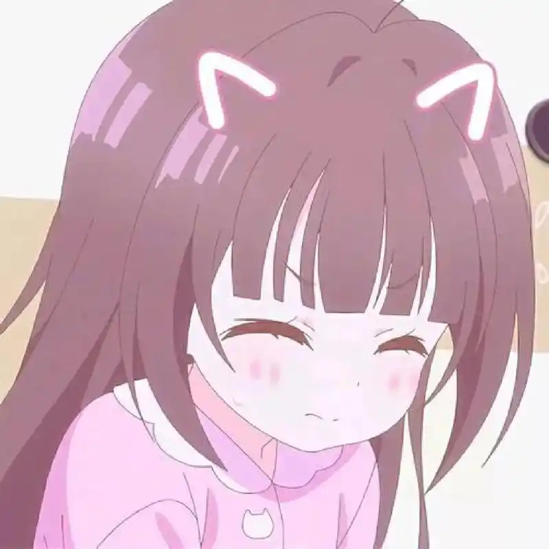 呆萌可爱的女生头像