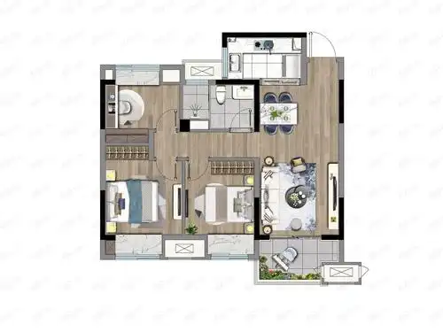 无锡旭辉城a户型户型图