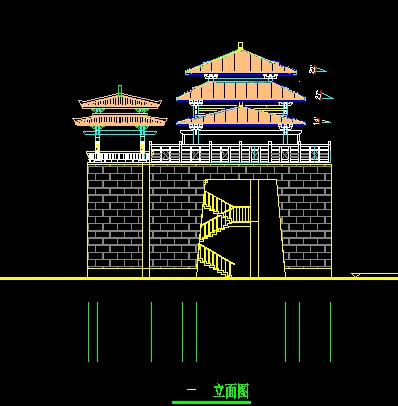 古城门建筑设计图纸