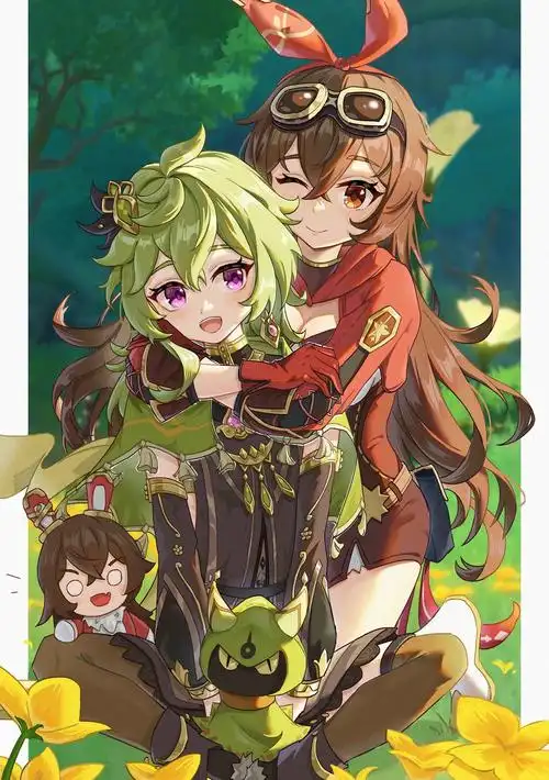 柯莱和安柏-原神柯莱-触站