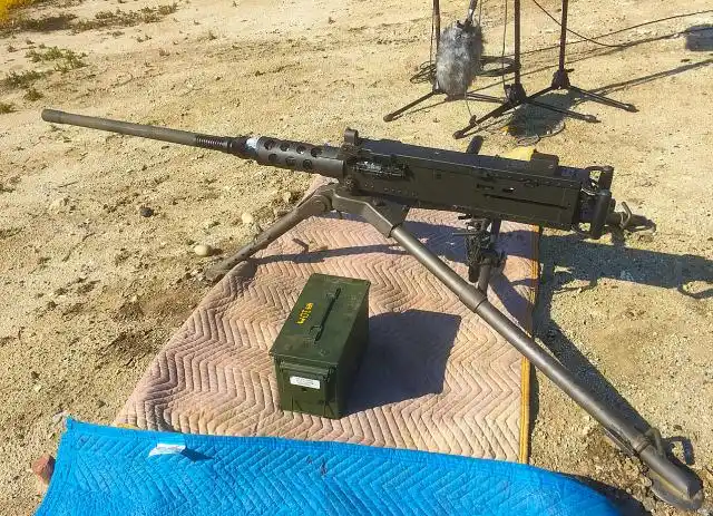 图为m2重机枪全貌
