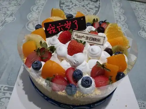 我选的蛋糕漂亮吗