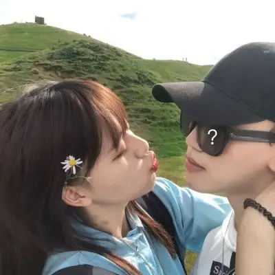 祁宋ins真人恩爱情头一对两张