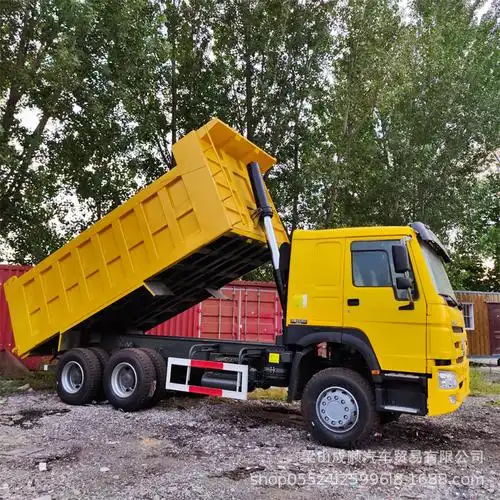 出售豪沃前四后八渣土车 二手后翻自卸车 倾斜后翻翻斗车-阿里巴巴