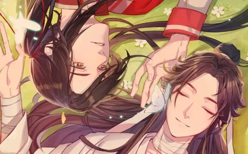 【天官赐福】花城with谢怜 这个动态壁纸太好看了啊啊啊啊啊啊