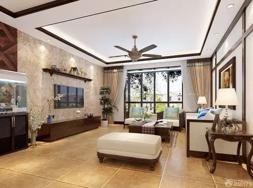 农村客厅吊顶设计装修效果图片