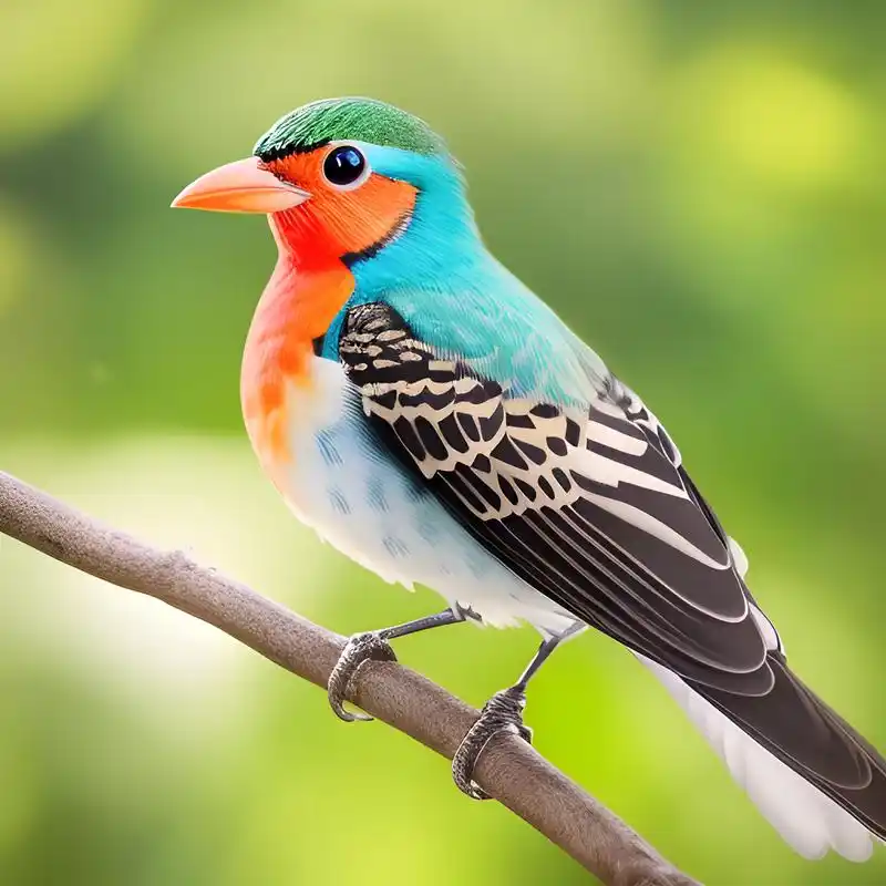 一组站在树枝上的漂亮小鸟图(二)