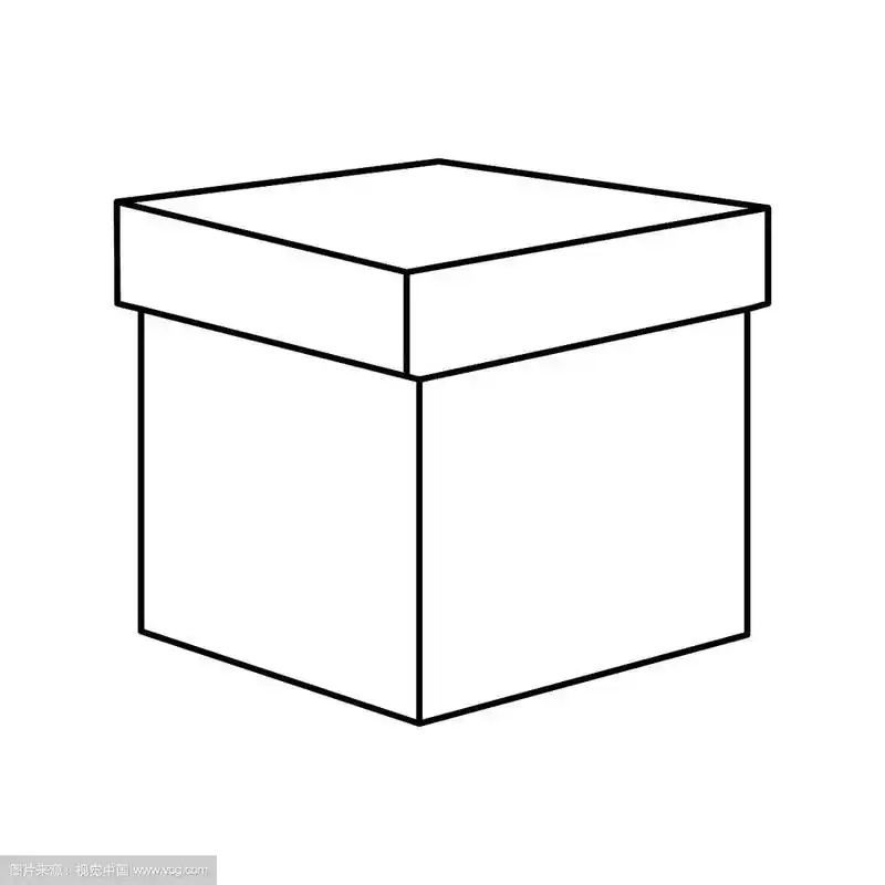 圣诞盒子剪影,礼物图标,象征,设计.矢量插图孤立在白色背景.