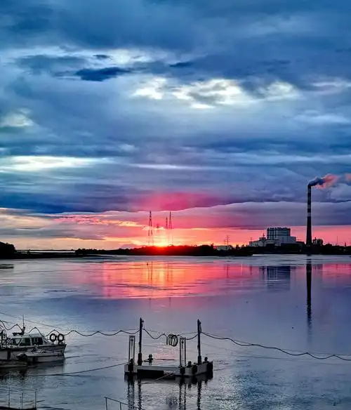 手机摄影练习之佳木斯松花江边的美景