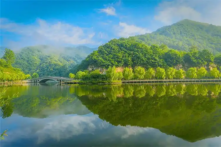 感谢大自然赐予我们美好的风景,山泉飞瀑,竹林人家--河南重渡沟风景区