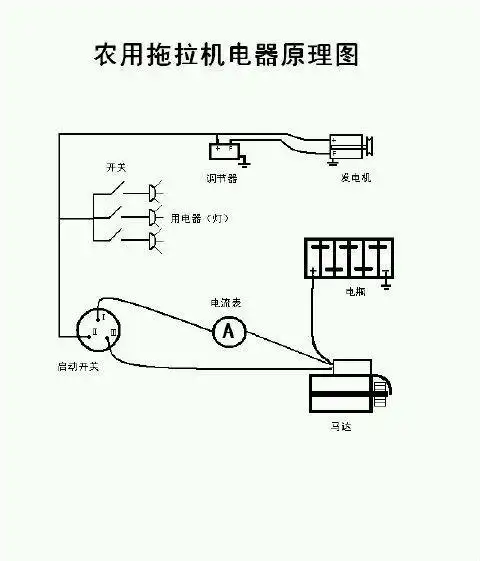 电启动电流表接线图
