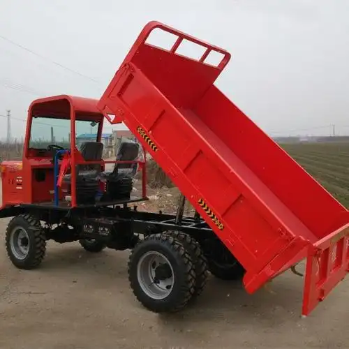 建筑工地四轮车 农用四不像运输车 柴油自卸翻斗车