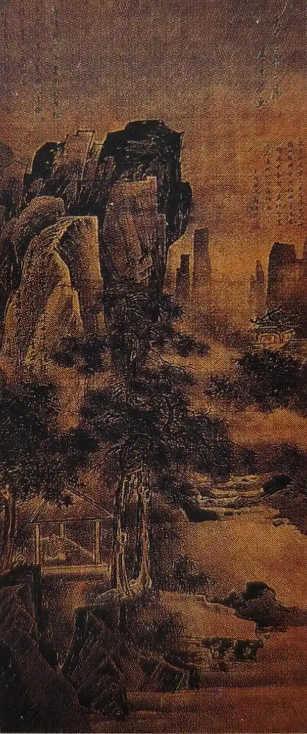 《历代名画记》中就载有吴道子作佛像壁画时叫人代笔设色一事.