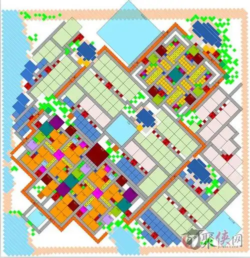 帝国与文明中国5木/3木规划原图及45度视角效果