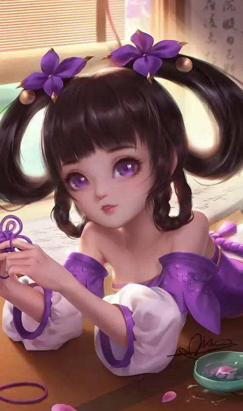 王者荣耀 小乔 丁香结