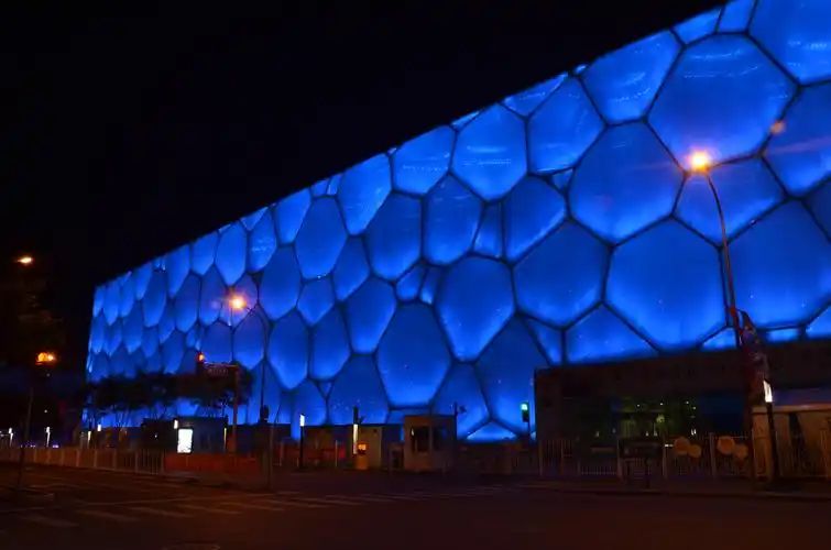 京城夜色-鸟巢水立方