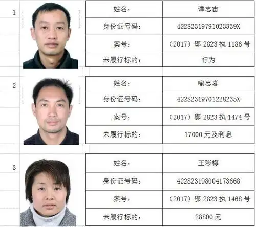 欠债不还巴东又有27名老赖上失信黑名单