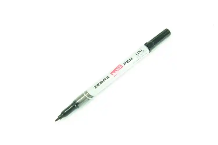 zebra name pen - black