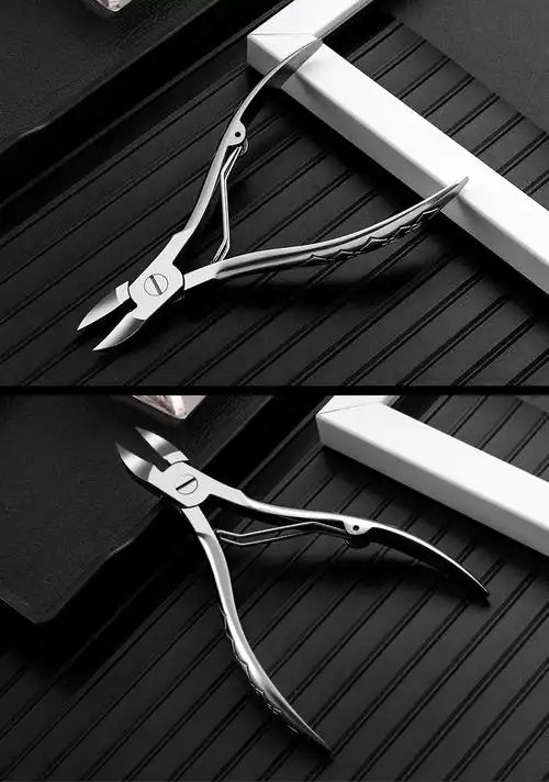 日本新款鹰嘴钳 亚马逊批发单弹簧修甲剪 甲沟嵌甲钳指甲剪