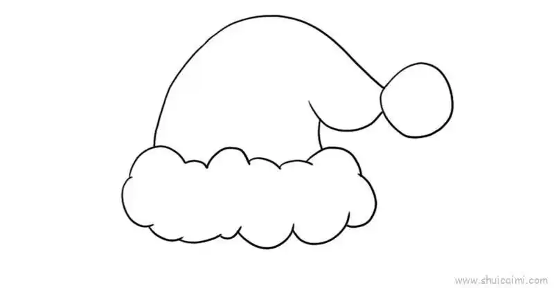 圣诞帽儿童画怎么画 圣诞帽简笔画画法