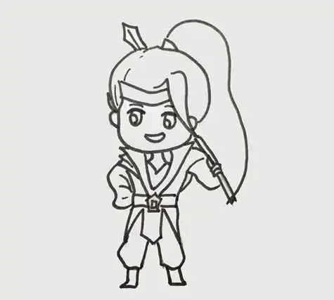 韩信飞衡的简笔画 - 简单简笔画