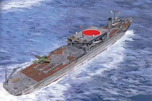 二战日本航空母舰彩绘图集