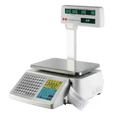 友声条码秤收银台秤水果店打印票不干胶标签超市电子秤称重一体机