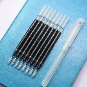 0.5 0.7 1.0mm巨无霸中性笔芯大容量中性签字笔芯 黑色粗笔芯包.