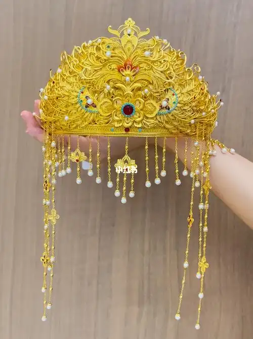 1000克60的黄金古法花丝镶嵌皇冠