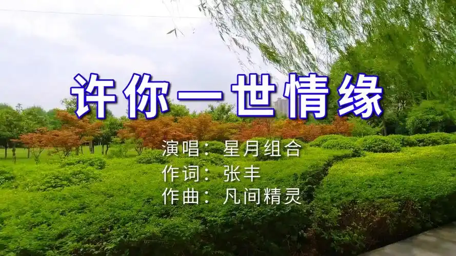 星月组合一曲许你一世情缘情歌对唱听的心儿都醉了