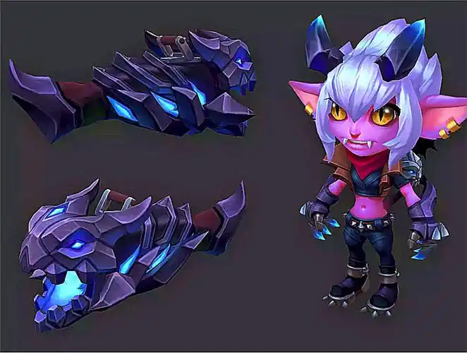 恶魔小炮制作进度曝光除是一款炫彩皮肤外最大彩蛋竟是这样