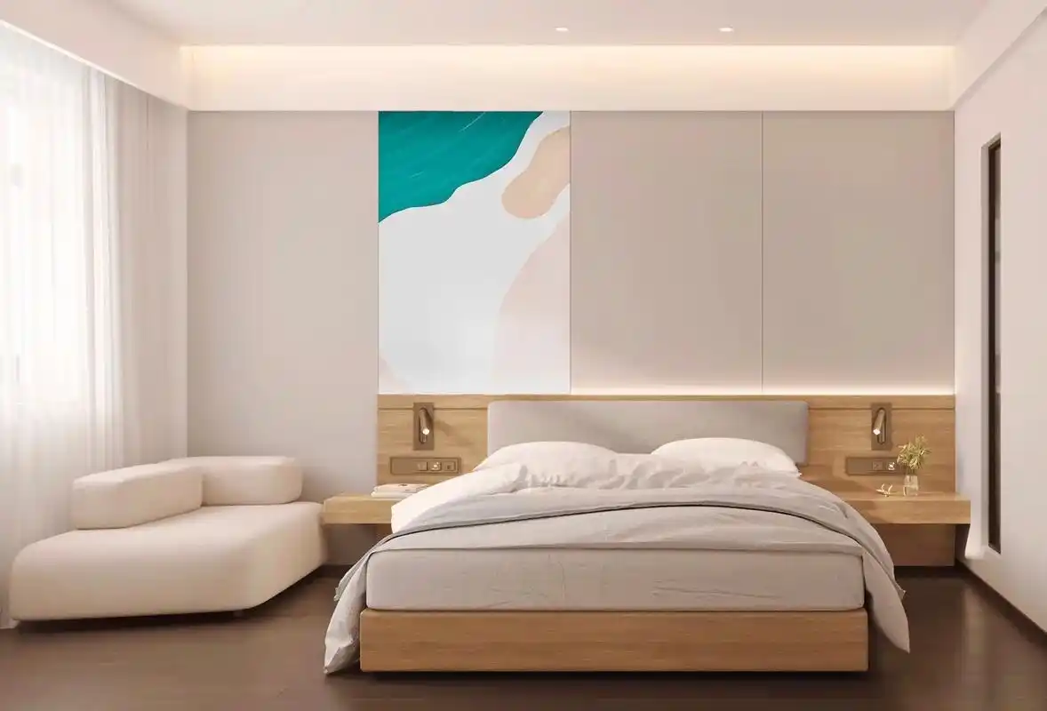 卧室|4款卧室设计  床头背景墙设计简约大气  家里装修的快 - 抖音