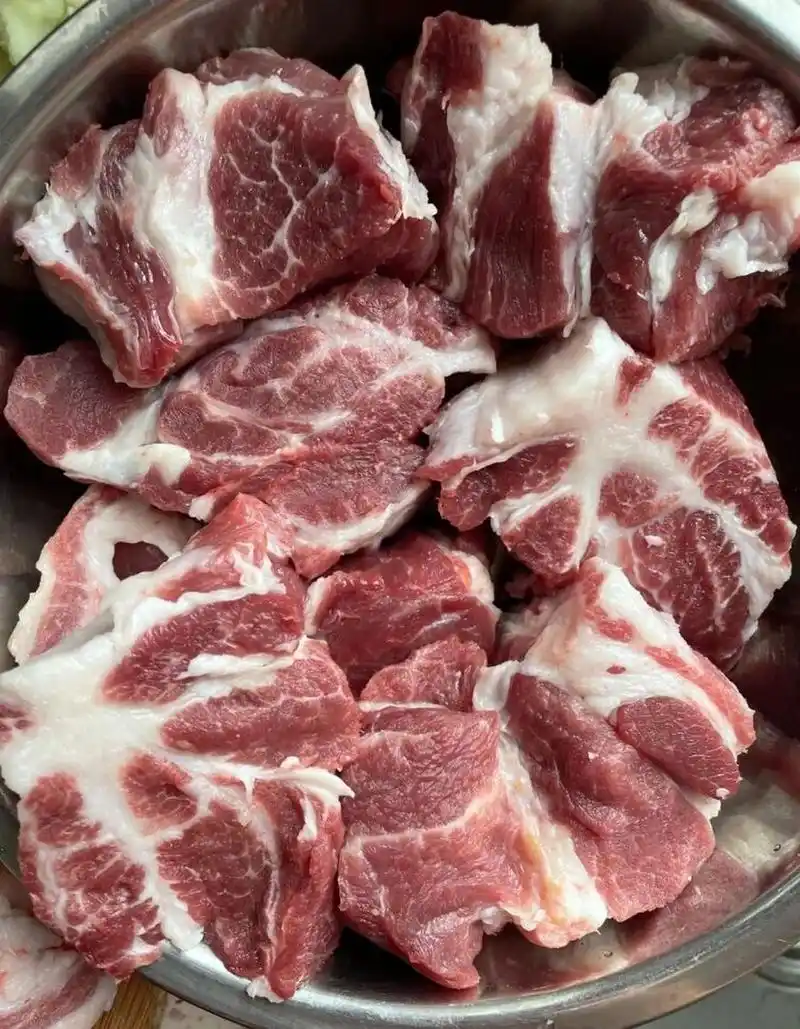 这梅头肉漂亮吗?该做些什么?