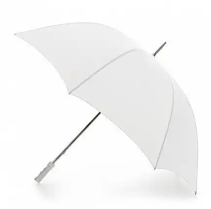 英国代购 fulton/富尔顿 纯白色长柄女士雨伞
