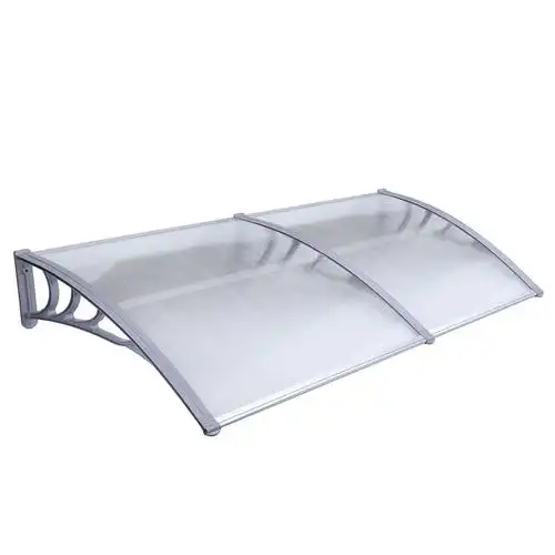 透明pc阳光板雨棚户外露台遮雨篷小雨棚