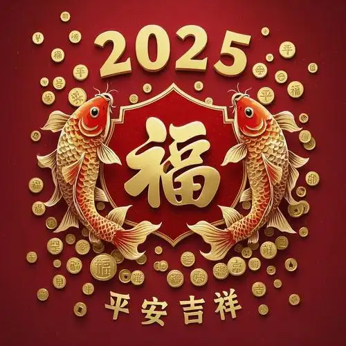 2025"生活甜甜,好运连连"微信头像图