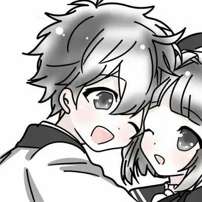 可爱二次元萌情侣头像