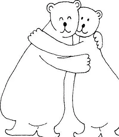 拥抱的简笔画 和妈妈拥抱的简笔画 | 多想派