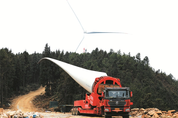 风机部件中途运输